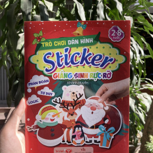 Trò chơi dán hình - Giáng sinh rực rỡ